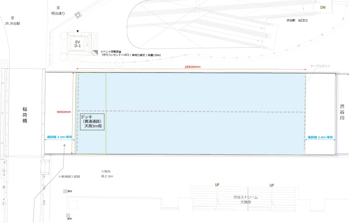 稲荷橋広場図面